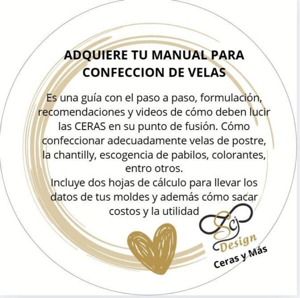 Manual para confecciones de velas