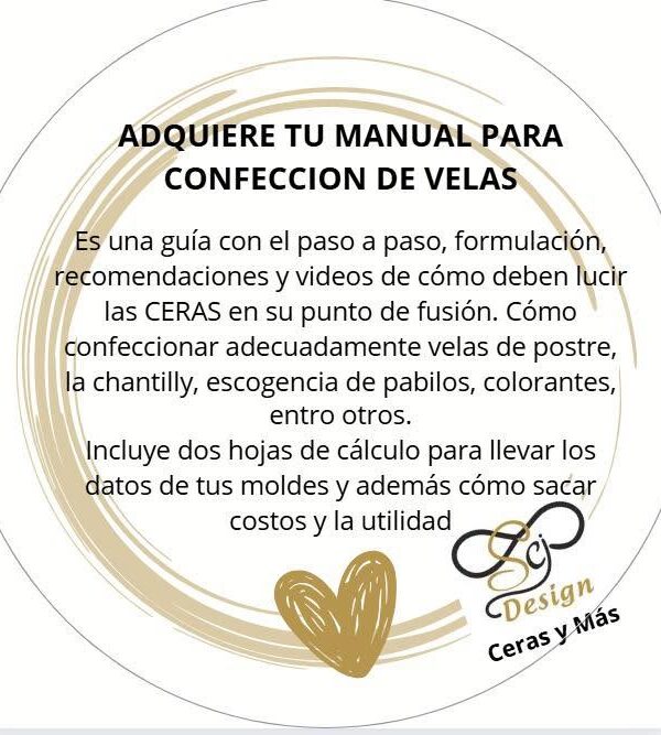 Manual para confecciones de velas